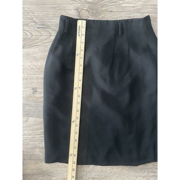 Talbots Skirt Women's Size 2 Petite Black Business Casual Elegant Classy Skirt - Picture 2 of 4